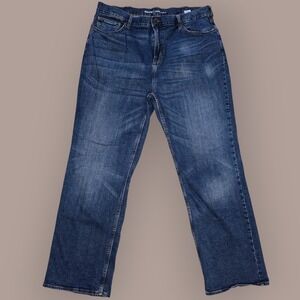 Old Navy Loose Fit‎ Men's Jeans 42x34 Dark Wash Relaxed Fit Stretch Denim